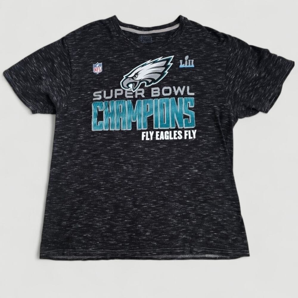 Philadelphia Eagles Super Bowl Champions Charcoal Gray T-Shirt Large